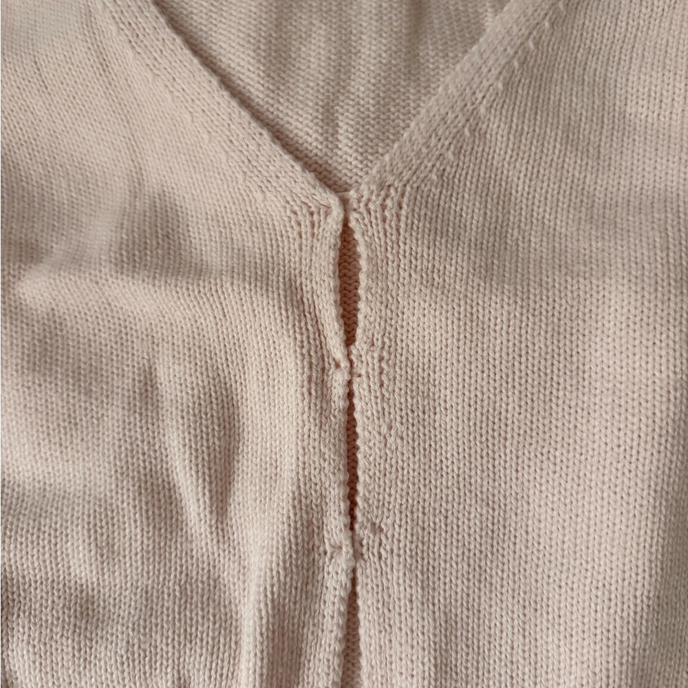 Wilfred light pink basque sweater vest size medium - Picture 5 of 5